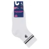3er-Pack gerippte Low-Crew-Socken für Mädchen
