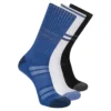 3er-Pack reflektierende Performance-Crew-Socken für Herren