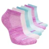6er-Pack Low-Cut-Socken mit Farbstreifen für Mädchen