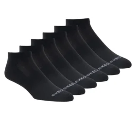 6er-Pack Low-Cut-Sport-Socken mit Streifen für Damen