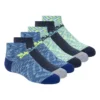 6er-Pack Space-Dye-Socken mit niedrigem Schaft