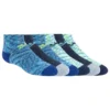 6er-Pack Space-Dye-Socken mit niedrigem Schaft