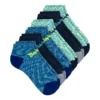 6er-Pack Space-Dye-Socken mit niedrigem Schaft