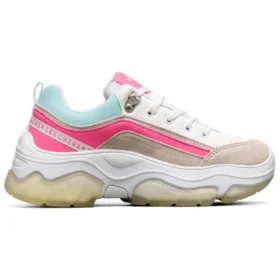 Ampp»D Low-Top Weiss/Blau/Rosa