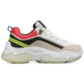Ampp»D Low-Top Weiss/Rot/Kastanie