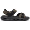 Azusa Sandalen „Khaki Black“