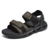 Azusa Sandalen „Khaki Black“