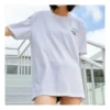 Barrel Printing Kurzarm-Shirt Weiss