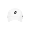 Baseballkappe mit Logo-Aufdruck „Weiss Schwarz“