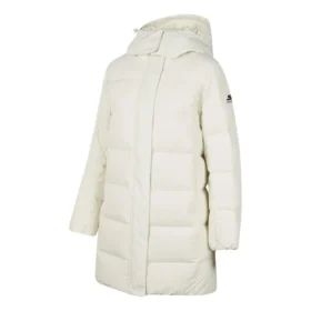 BASIC Lange Daunenjacke „Weiss“