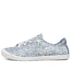 Beach Bingo Low-Top-Canvas-Schuh Blau/Weiss