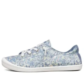 Beach Bingo Low-Top-Canvas-Schuh Blau/Weiss