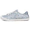 Beach Bingo Low-Top-Canvas-Schuh Blau/Weiss