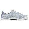 Beach Bingo Low-Top-Canvas-Schuh Blau/Weiss