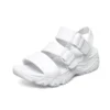 Bequeme, leichte Outdoor-Sport-Sandalen, weiss