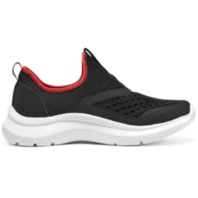 Bequeme Schuhe «Black Red»