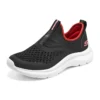 Bequeme Schuhe «Black Red»