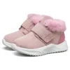 Bequeme Winterstiefel «Pink White»