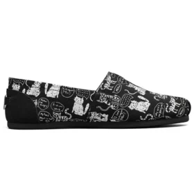 Bob’s Plush Slipper Schwarz/Weiss