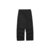 Bunte Freizeit-Serie Straight-Leg-Hose «Schwarz»