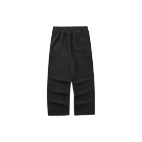 Bunte Freizeit-Serie Straight-Leg-Hose «Schwarz»