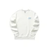 Bunter Crew-Pullover der Casual-Serie „Weiss-Grün“