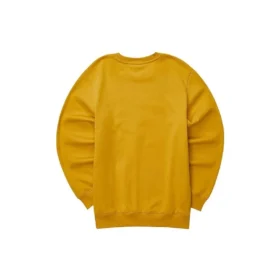 Casual Graphic Crew Sweater «Yellow White»