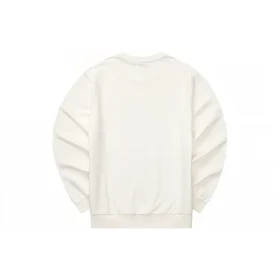 Casual Series Sweatshirt mit Rundhalsausschnitt und Buchstabenprint „Weiss Blau“
