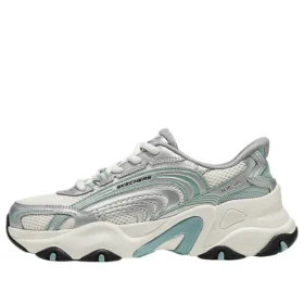 Chunky Sneaker «White Silver Green»