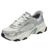 Chunky Sneaker «White Silver Green»
