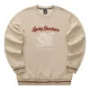 CNY-Serie Dragon Graphic Crew Sweatshirt «Tan Black Red»