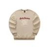 CNY-Serie Dragon Graphic Crew Sweatshirt «Tan Black Red»