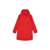 CNY-Serie Lässige lange Jacke «Schwarz-Rot»