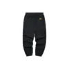 CNY-Serie Strick-Sporthose mit Buchstabenprint „Schwarz“