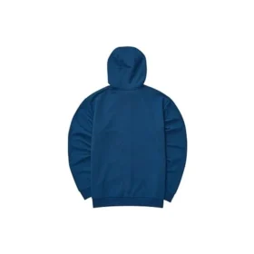 Colorful Casual Series Letter Zip-up Hooded Jacket «Blue Orange»