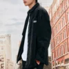 Cord-Cardigan mit Einreiher-Schlitz „Schwarz Weiss Tan“