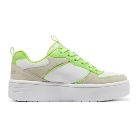 Court High «Weiss Beige Grün»