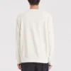 Crew-Sweatshirt mit Blumenprint „Blau-Weiss-Grau“