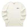 Crew-Sweatshirt mit Logo-Print «Weiss Schwarz Blau»