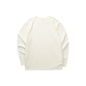 Crew-Sweatshirt mit Logo-Print «Weiss Schwarz Blau»