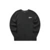 Crew-Sweatshirt mit Logo-Print «Weiss Schwarz Blau»