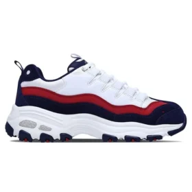 D‘ Lites 1.0 Low-Top Clunky Schuhe Weiss/Blau
