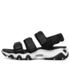 D lites 2.0 3-Riemen-Sandalen «Schwarz-Weiss»