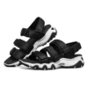 D lites 2.0 3-Riemen-Sandalen «Schwarz-Weiss»
