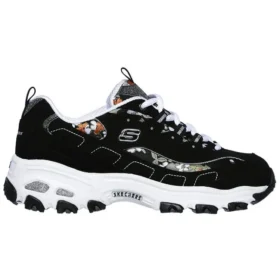 D‘ Lites Floral Days Schuhe Schwarz/Weiss