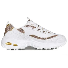 D‘ Lites Low-Top Daddy Schuhe Weiss/Gold