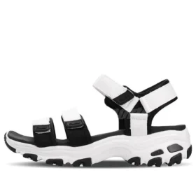 D‘ Lites Sandale GS Schwarz/Weiss