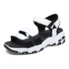 D‘ Lites Sandale GS Schwarz/Weiss