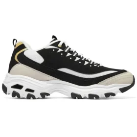 D‘ Lites Sneaker «Schwarz Beige Weiss»