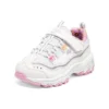 D‘ Lites Strap Memory Foam Laufschuhe «White Pink»